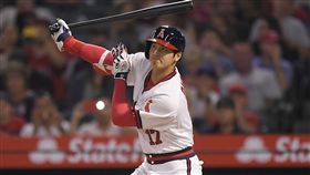 大谷翔平揮出本季第15號全壘打。（圖／美聯社／達志影像）