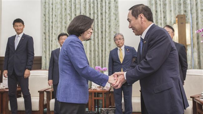蔡英文盼台日共同面對極端氣候災害