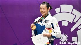 雅加達亞運戴資穎奪羽球女單金牌。（圖／記者王怡翔攝影)