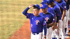 亞運棒球總教練許順益和教練團。（圖／記者王怡翔攝影）