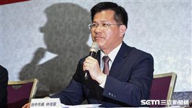 台中市長林佳龍召開續辦2019東亞青年運動會記者會。 （圖／記者林敬旻攝）