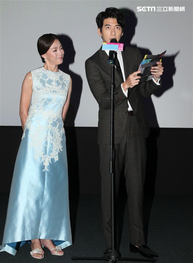 柯淑勤、傅孟柏「第53屆電視金鐘獎入圍名單」公布記者會。（記者邱榮吉/攝影）