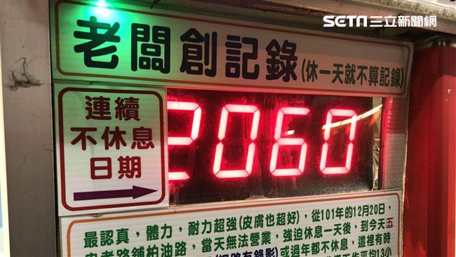 台中最狂老闆！不休息連續工作2千天