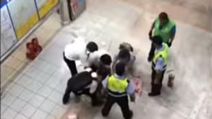 搭捷運遇持刀婦　警員右腳遭劃一刀