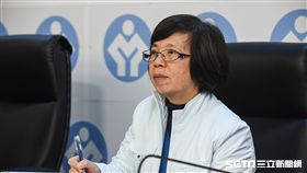 勞基法修正案三讀通過，勞動部次長蘇麗瓊出席記者會。 圖／記者林敬旻攝