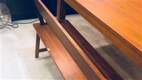 餐桌椅,柚木,去光水,老婆,小孩,抱怨,／翻攝自爆怨公社