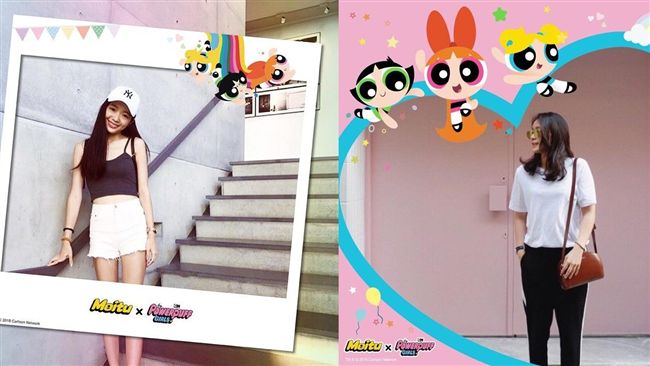 美圖秀秀X飛天小女警！限定素材萌翻
