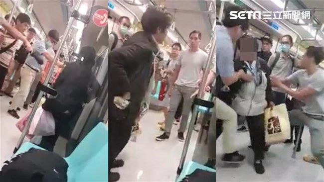 婦人捷運亮刀！驚悚車內制伏畫片曝光