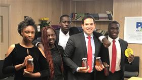 ▲美國聯邦參議員盧比歐（Marco Rubio，右二）（圖／翻攝自Marco Rubio推特）