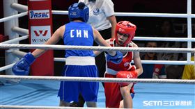 台灣拳擊女將林郁婷。（圖／記者王怡翔攝影）