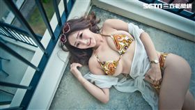 水瓶座B型的施菲亞，有著無可救藥的樂觀性格。（圖／周明進提供）