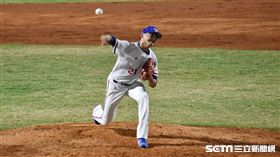 亞運棒球中華隊先發投手林樺慶。（圖／記者王怡翔攝影）