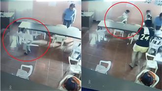 男童午覺睡醒超茫　椅子當書包背著走