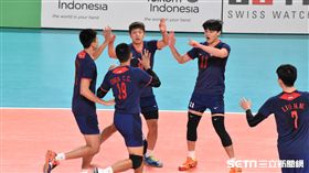 亞運中華男排銅牌戰。(圖／記者王怡翔攝影)
