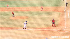 ▲詹子賢面對中國比賽開轟。（圖／記者蕭保祥攝影）