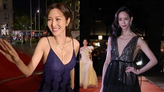 張鈞甯、曾莞婷撞深V！性感艷壓全場