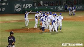 ▲韓國隊亞運棒球完成3連霸。（圖／記者蕭保祥攝影）