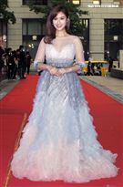 亞太影展頒獎典禮主持人吳姍儒傳承接棒主持。（記者邱榮吉/攝影）