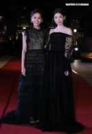 郭雪芙、林意箴走星光大道。（記者邱榮吉/攝影）