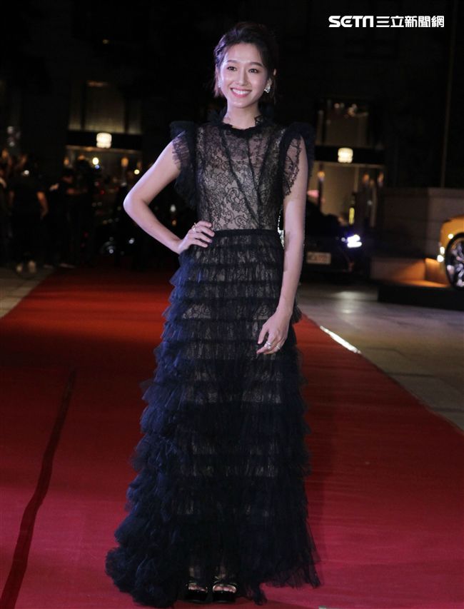 林意箴走星光大道。（記者邱榮吉/攝影）