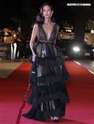 張鈞甯深V性感艷壓全場。（記者邱榮吉/攝影）