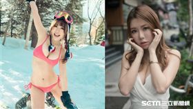 紗那醬昨（1日）舉辦寫真簽書會，白色低胸小洋裝直接放福利。（圖／周明進提供）