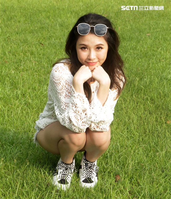 香港百變女郎張若錡Angus希望來台灣發展。（記者邱榮吉/攝影）