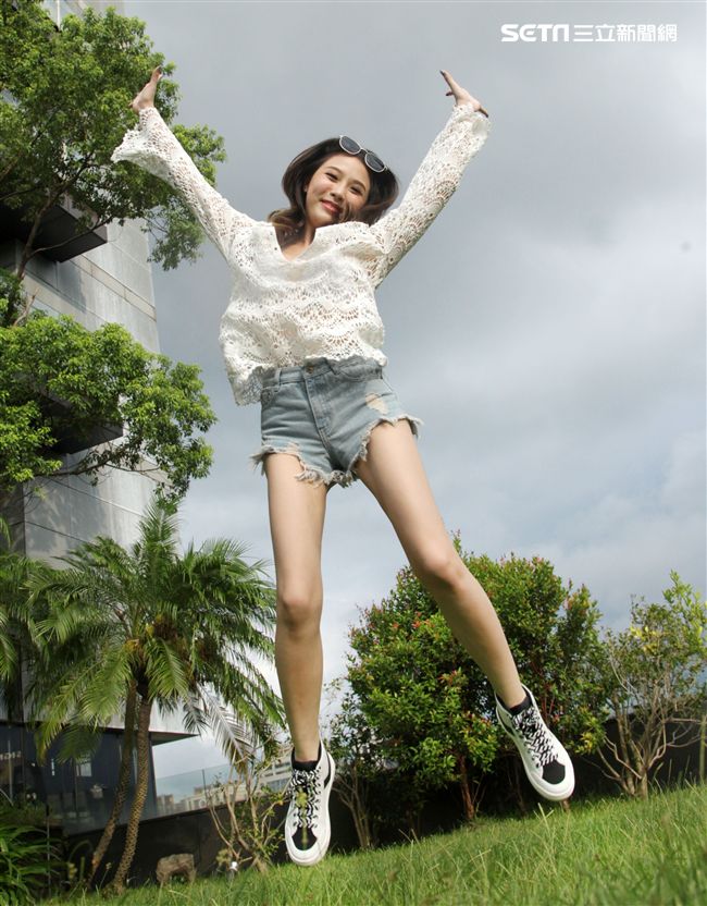 香港百變女郎張若錡Angus希望來台灣發展。（記者邱榮吉/攝影）