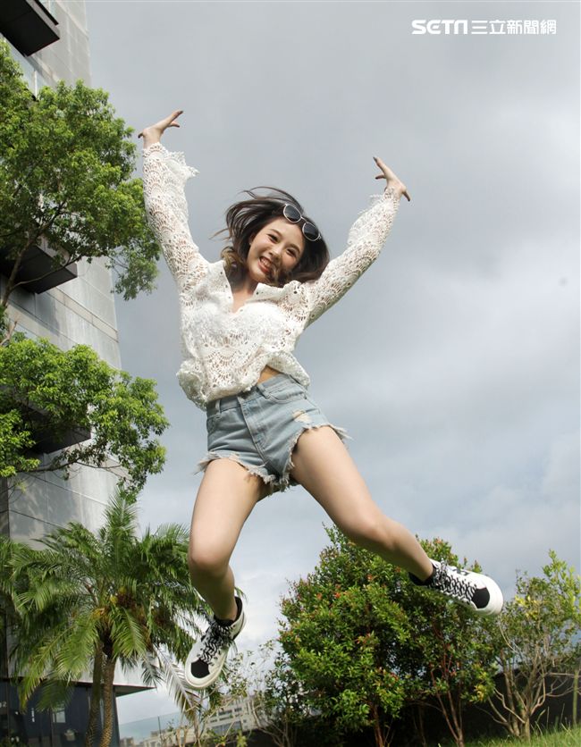 香港百變女郎張若錡Angus希望來台灣發展。（記者邱榮吉/攝影）