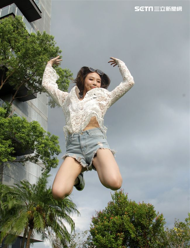 香港百變女郎張若錡Angus希望來台灣發展。（記者邱榮吉/攝影）