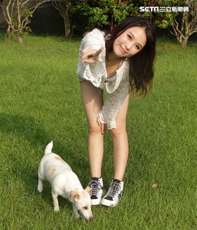 香港百變女郎張若錡Angus希望來台灣發展。（記者邱榮吉/攝影）