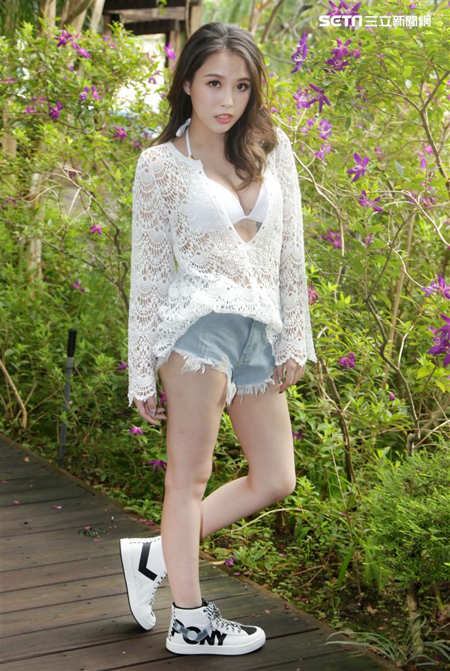 香港百變女郎張若錡Angus希望來台灣發展。（記者邱榮吉/攝影）