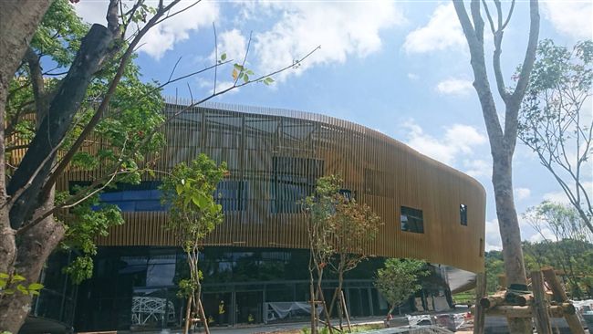 花博「花舞館」完工　雙圓象徵四季