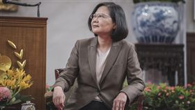 蔡英文總統3日接見「106年度績優捐血人代表」。（圖／總統府提供）