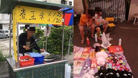 單親爸擺襪子攤養五口／圖翻攝自李先生臉書