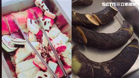 台中私立幼兒園給小孩吃爛菜／家長林先生提供