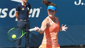 台英混血葛蘭首輪遭淘汰。（圖／四維體育推廣教育基金會提供）