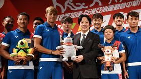 行政院長賴清德4日出席「2018年第十八屆雅加達巨港亞洲運動會代表團返國餐會」。（圖／行政院提供）