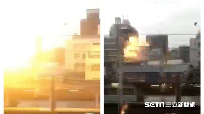 燕子撲日災情慘　電車纜線斷裂起火