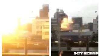 燕子撲日災情慘　電車纜線斷裂起火