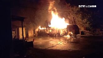 瓦斯供應站爆炸　逾百瓦斯鋼瓶陷火海