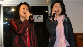 鄺麗貞登記參選台東縣長  至今未出面說明前台東縣長鄺麗貞（左）在期限截止前委託他人登記參選台東縣長，但至今未出面說明，恐影響國民黨徵召參選人饒慶鈴（右）。（檔案照片）中央社記者盧太城台東攝  107年9月4日