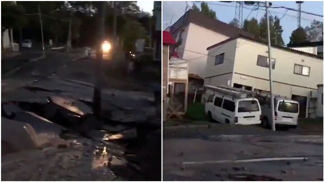 北海道6.7強震！民眾驚恐奪門而出