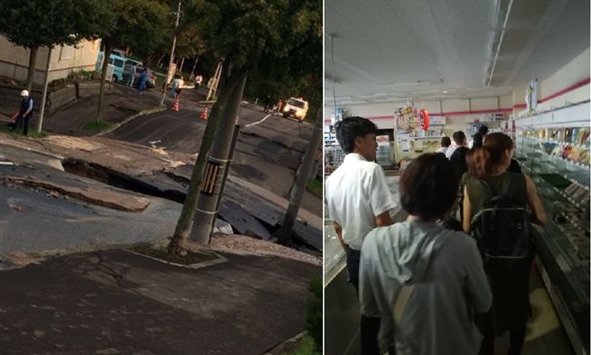 札幌房倒路斷　重災區排隊搶糧如難民