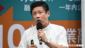 台北市政府產發局長林崇傑。 （圖／記者林敬旻攝）