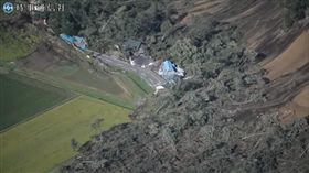 北海道地震厚真町土石流／翻攝自時事通信映像センターYouTube
