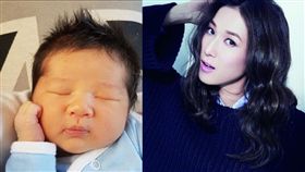 鍾嘉欣生二胎。(翻攝微博)