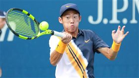 曾俊欣直落二拿下勝利。（圖／四維體育推廣教育基金會提供）