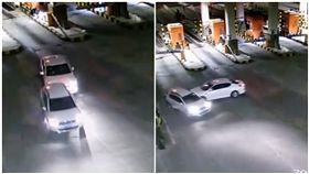 大陸,四川,收費站,碰碰車,高速公路（圖／翻攝自微博）