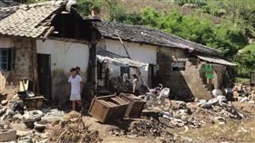 北韓傳出遭連日豪雨侵襲，造成大洪水釀76死75失蹤。（圖／翻攝自《ifrc.org》官網）